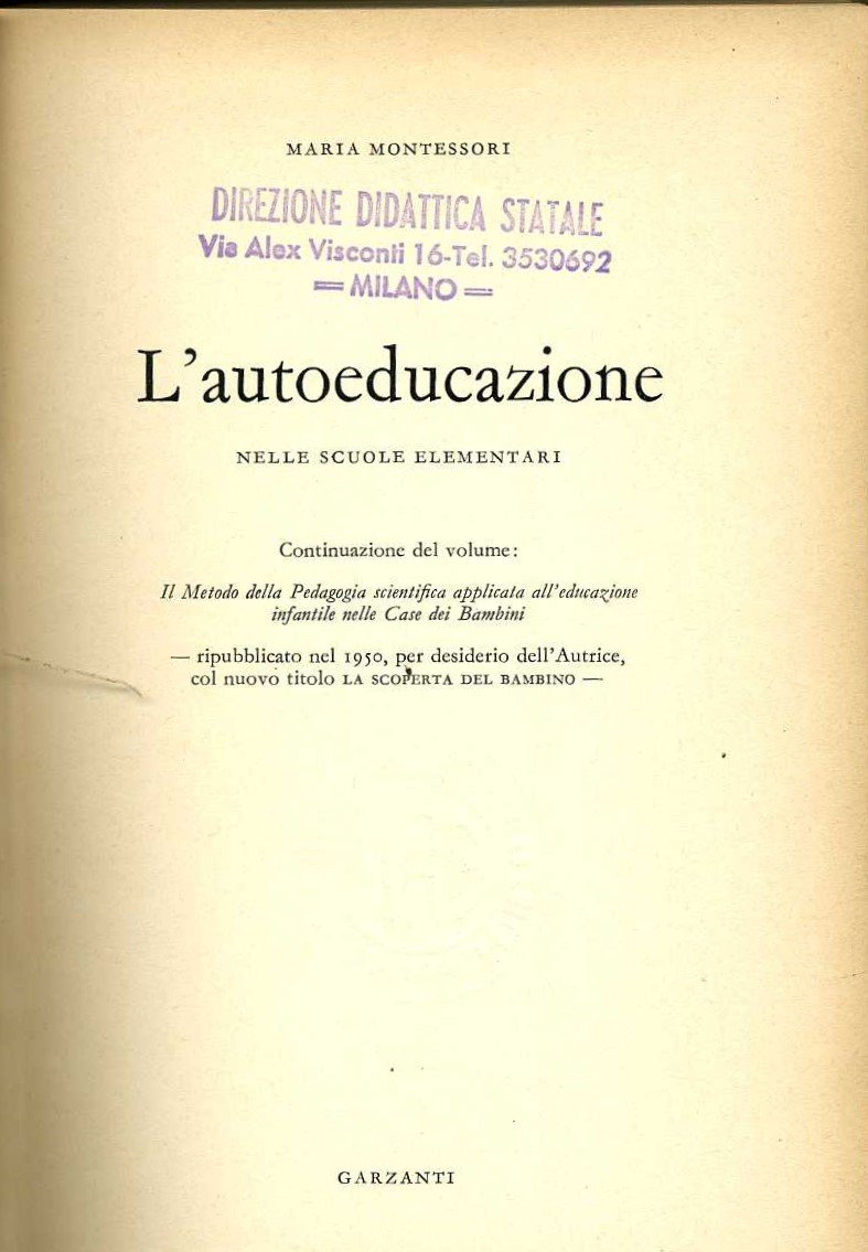 l`autoeducazione