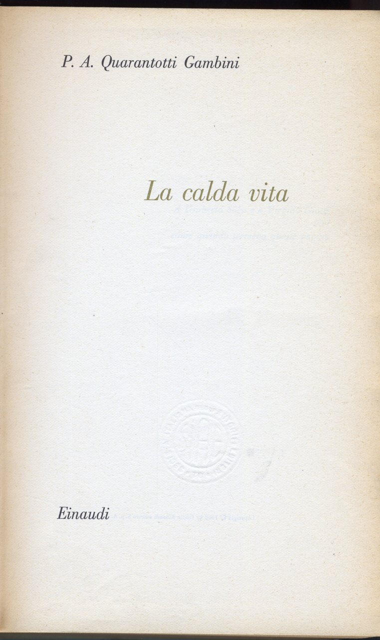 la calda vita