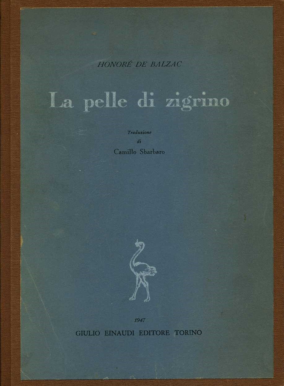 la pelle di zigrino honorè de balzac