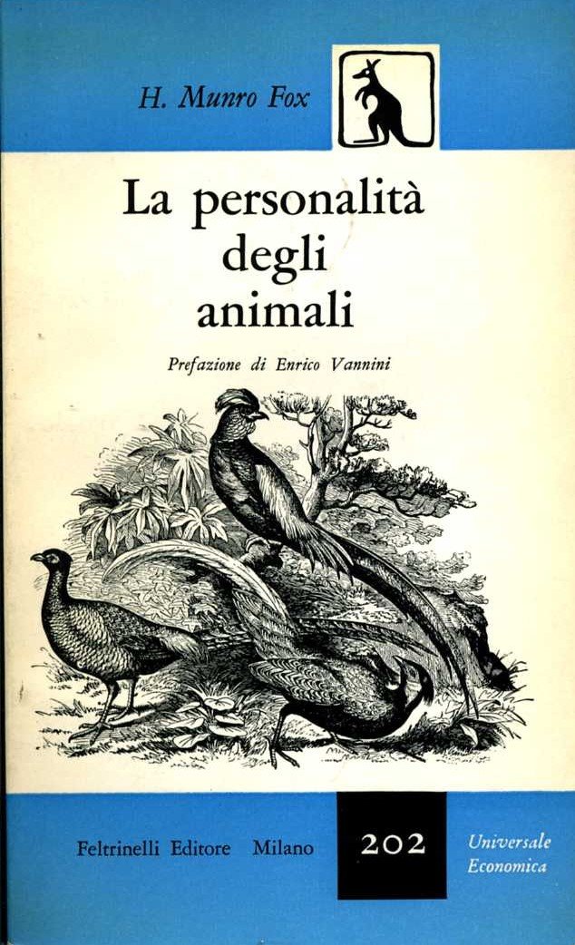 La personalità degli animali F. Munro Fox