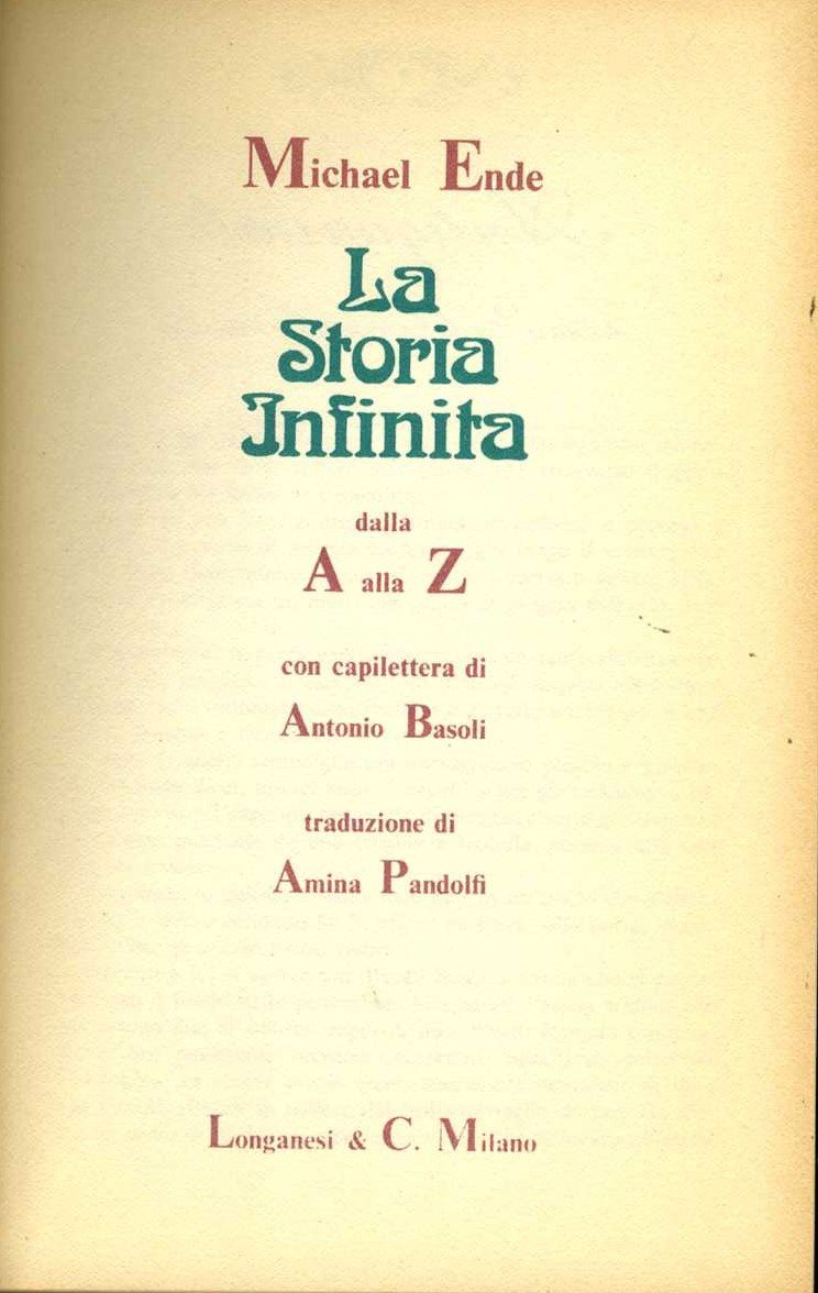 la storia infinita Michael Ende | Immagine principale