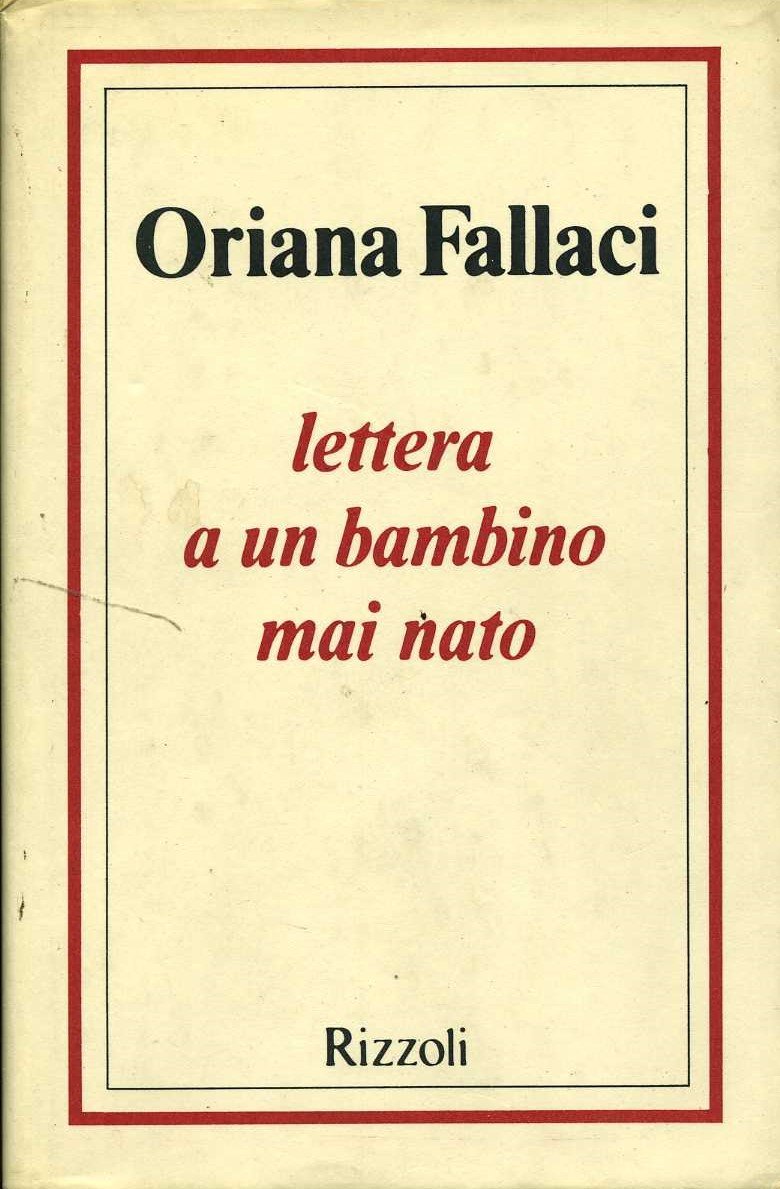 lettera a un bambino mai nato