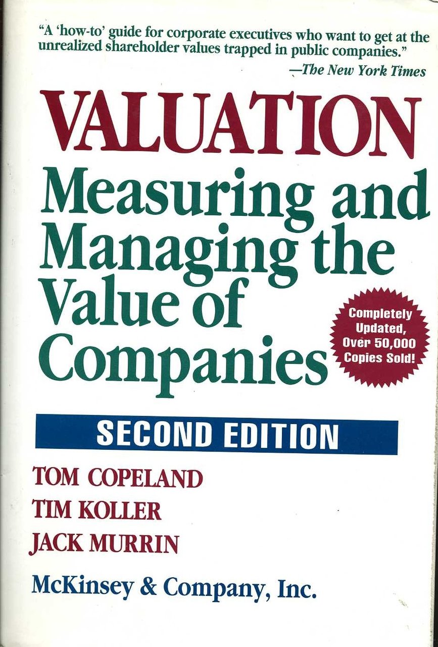 Measuring and Managing the Value of Companies, 2nd Edition (Book … | Immagine principale