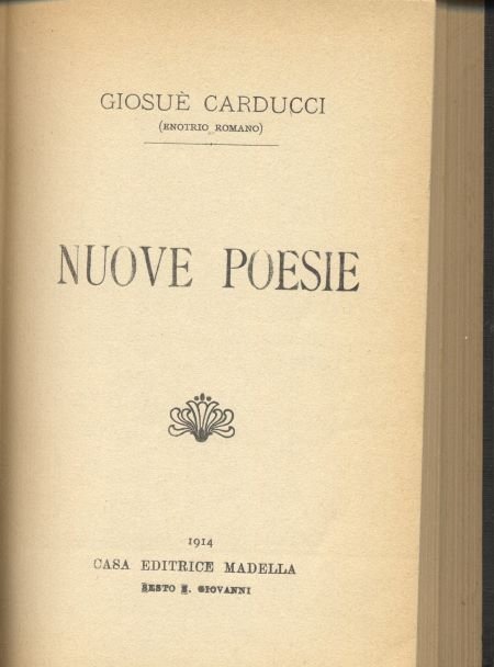 nuove poesie