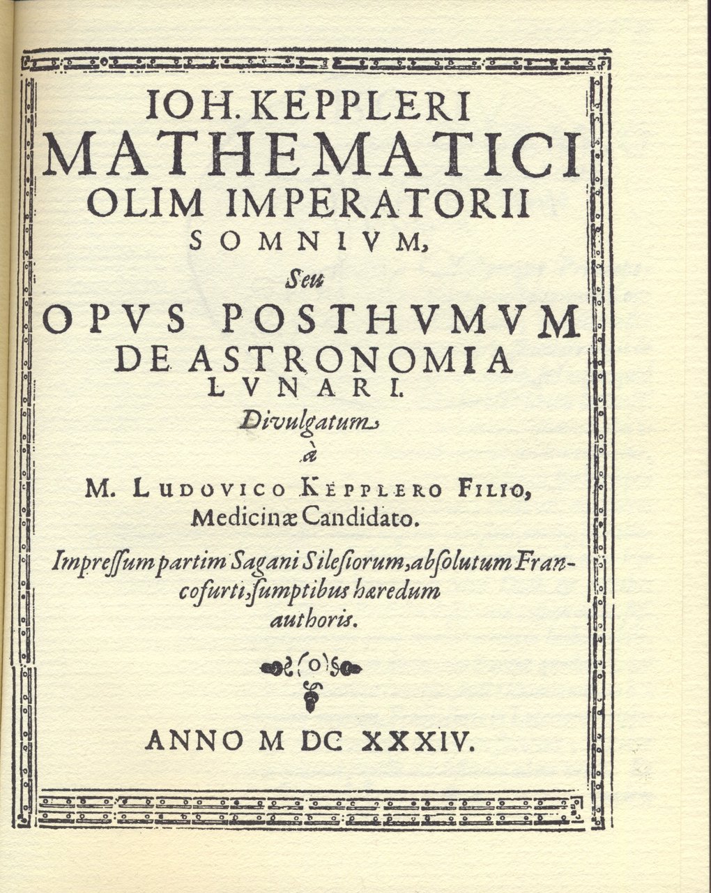 Opus posthumum de astronomia lunari