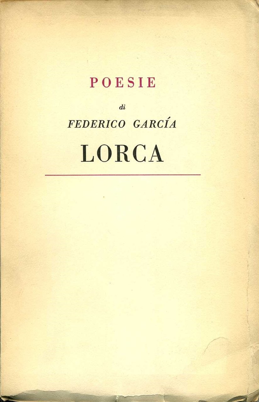 poesie di federico garcia lorca con testo a fronte garcia …