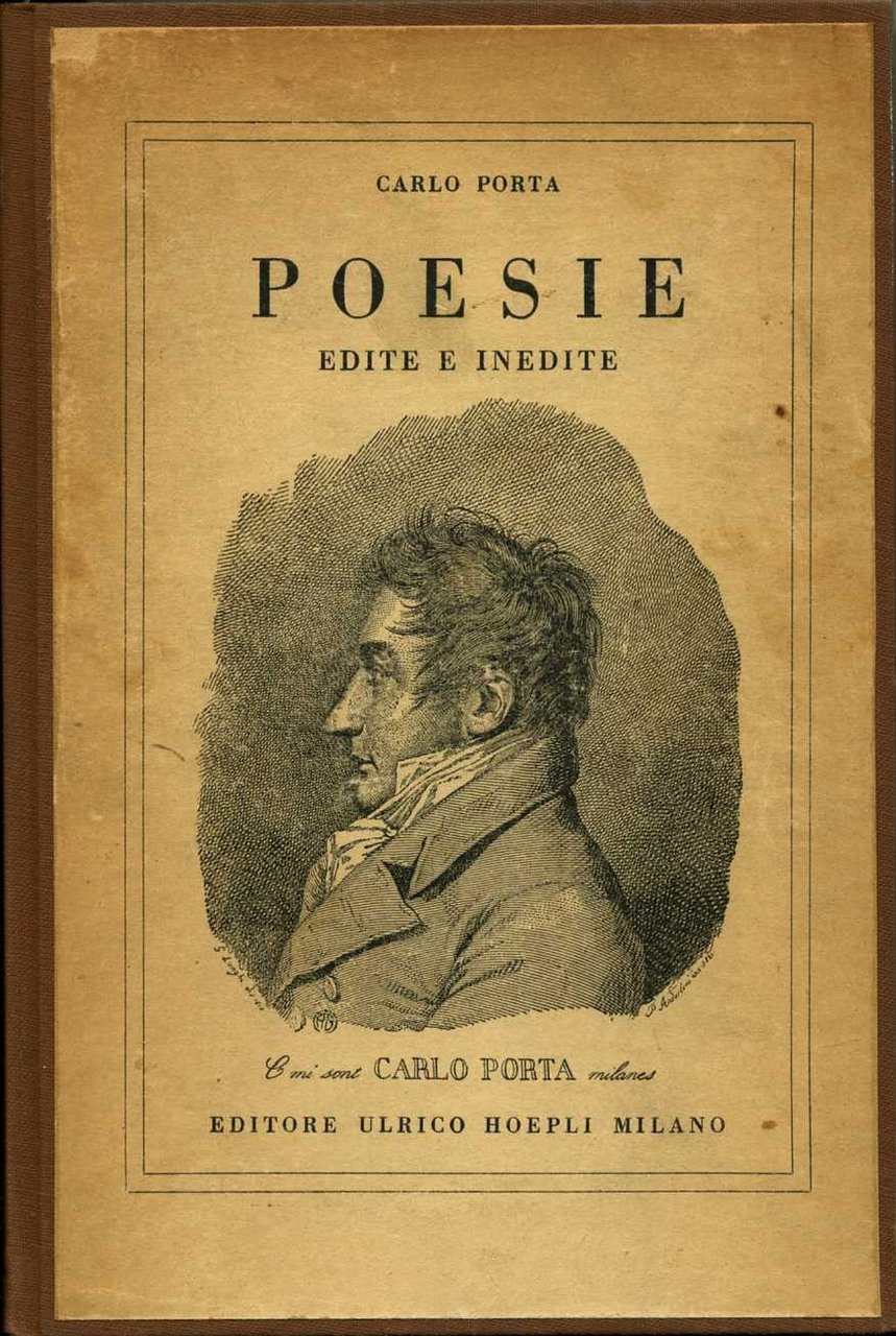 poesie edite e inedite carlo porta | Immagine principale