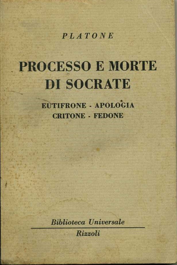 processo e morte di socrate platone