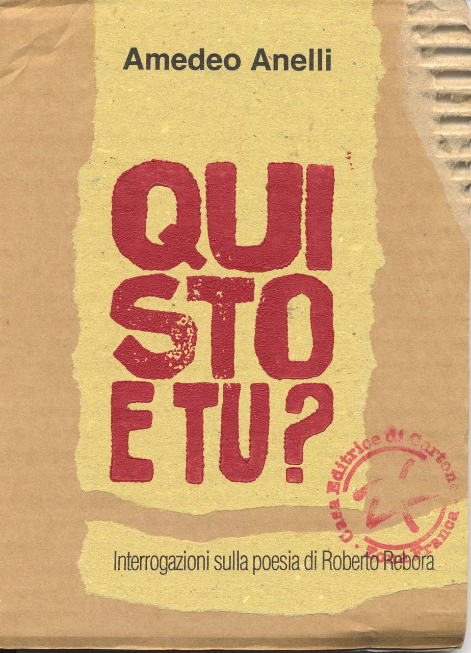 Qui sto e tu?