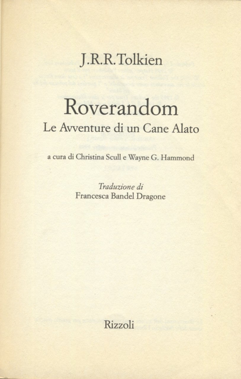 Roverandom. Le avventure di un cane alato
