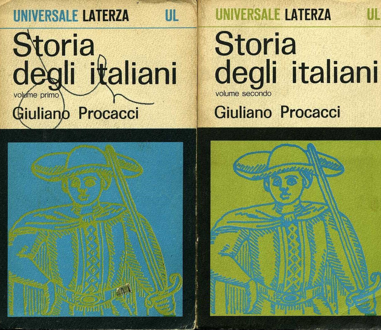 storia degli italiani vol i e ii