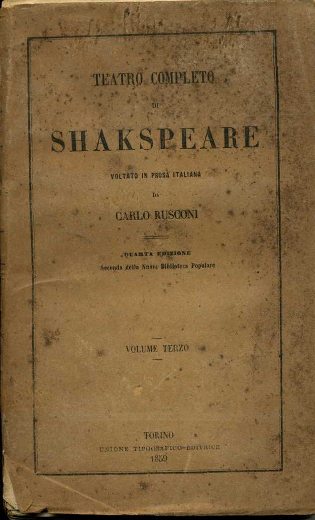 teatro completo di shakespeare vol 3 4 5 7 shakespeare …