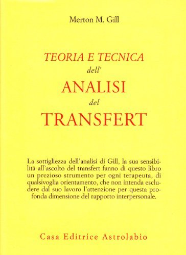 Teoria e tecnica dell`analisi del transfert (Psiche e coscienza) | Immagine principale