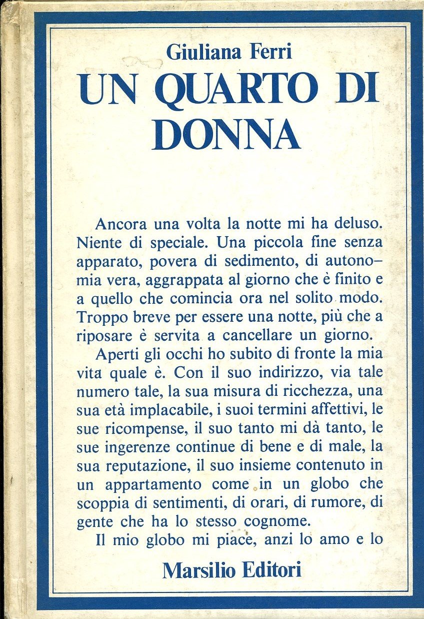 un quarto di donna