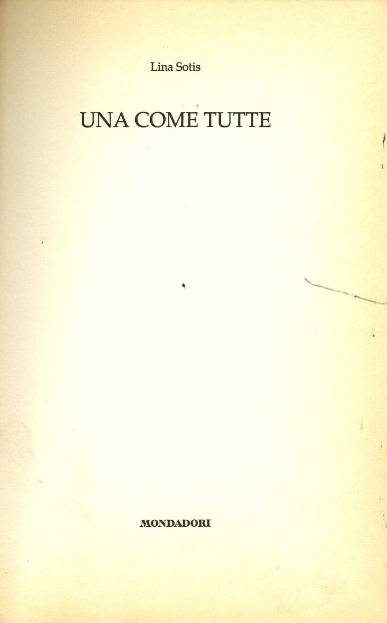 Una come tutte (Italian Edition)