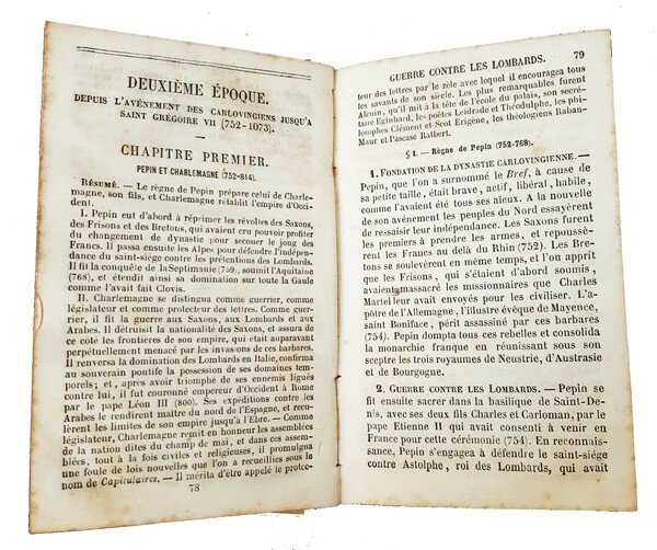 Cours abrégé de l'histoire du moyen age depuis l'invasion des …