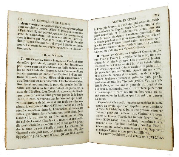 Cours abrégé de l'histoire du moyen age depuis l'invasion des …