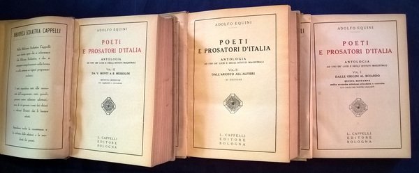 Poeti e prosatori d'Italia. Antologia ad uso de' licei e …