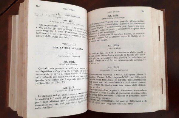 Codice Civile. Testo approvato on R. Decreto 16 marzo 1942-XX, …