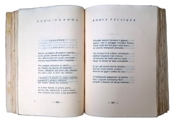 Alba canora. Poesie e poemetti.