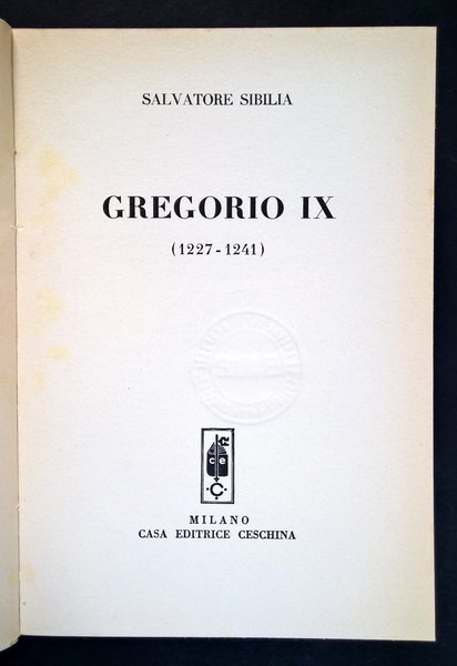 Gregorio IX (1227-1241).