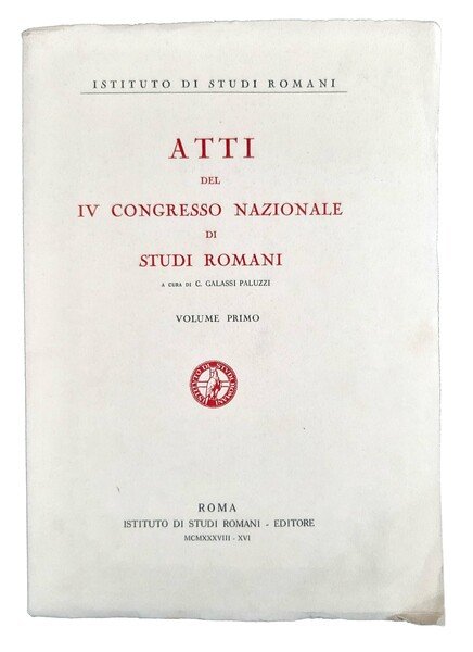 Atti del IV congresso nazionale di studi romani a cura …