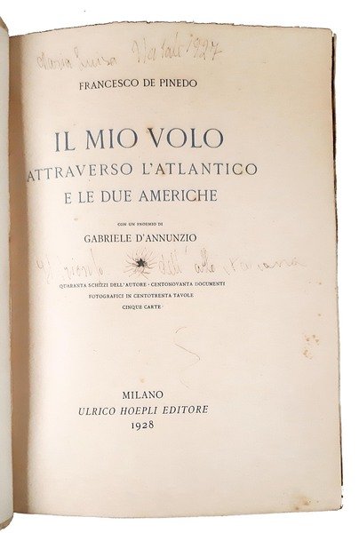 Il mio volo attraverso l'Atlantico e le due Americhe con …