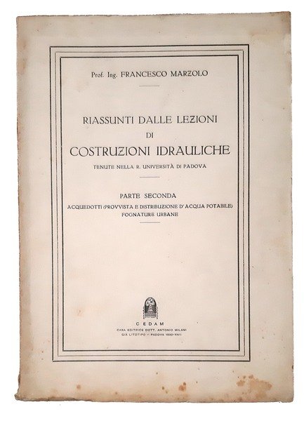 [1.]: Costruzioni idrauliche. [insieme con]: [2.]: Costruzioni idrauliche. Tavole. [insieme …