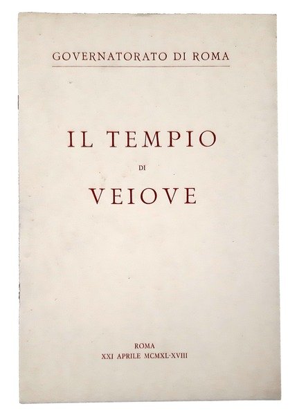 Il Tempio di Veiove