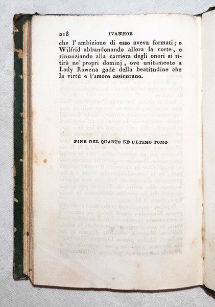 Ivanhoe ossia il ritorno del crociato di Walter Scott volgarizzato …