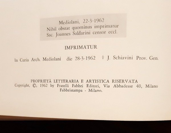 La Bibbia a cura di mons. Cesare Angelini; riveduta da …