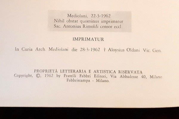 La storia della Chiesa a cura di F. Degalli; riveduta …