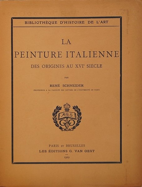 La peinture italienne des origines au XVI siecle - Bibliotheque …