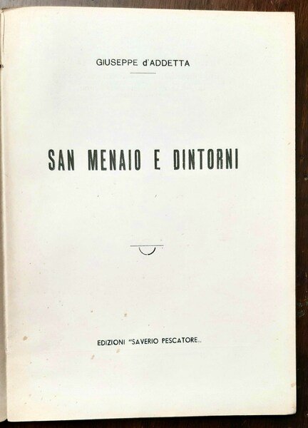 San Menaio e dintorni