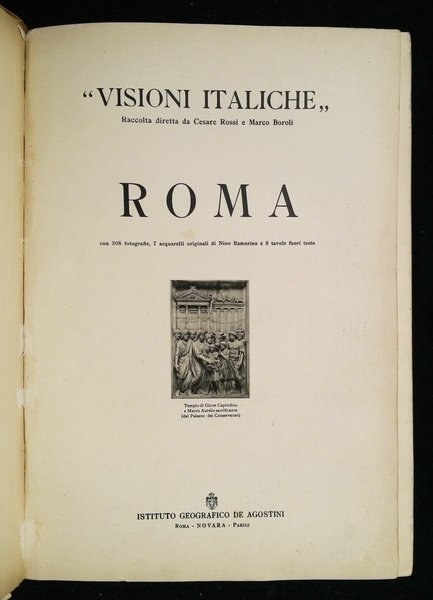 Visioni italiche - Roma - Raccolta diretta da Cesare Rossi …