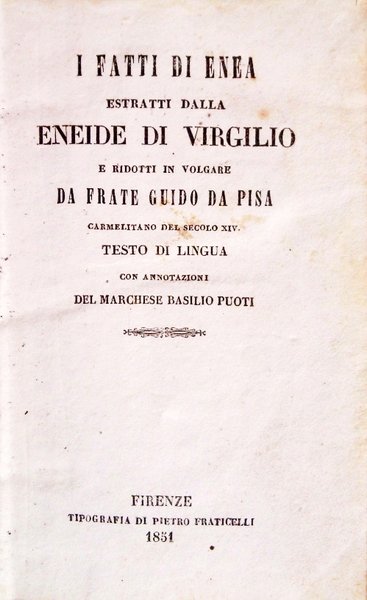 I fatti di Enea estratti dalla Eneide di Virgilio e …