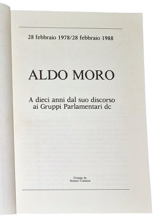 Aldo Moro. A dieci anni dal suo discorso ai Gruppi … | Immagine Gallery 2