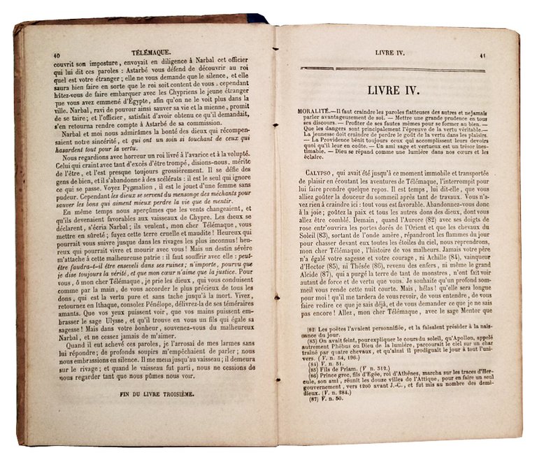 Aventures de Telemaque par Fenelon. Edtion classique […] par M. …