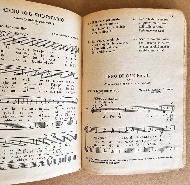 Canzoniere nazionale. Canti corali religiosi e patriottici trascritti per voci …