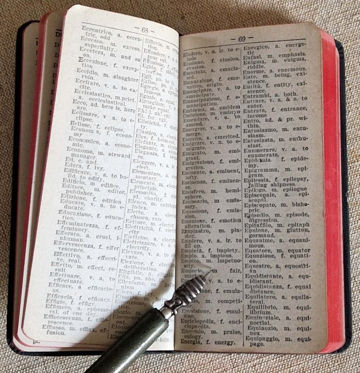 Hill's Italian-English dictionary: in two partes Italian-English. English-Italian. By J.E. … | Immagine Gallery 4