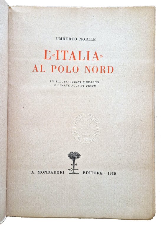 L'"Italia" al Polo Nord. 172 illustrazioni e grafici e 2 … | Immagine Gallery 2