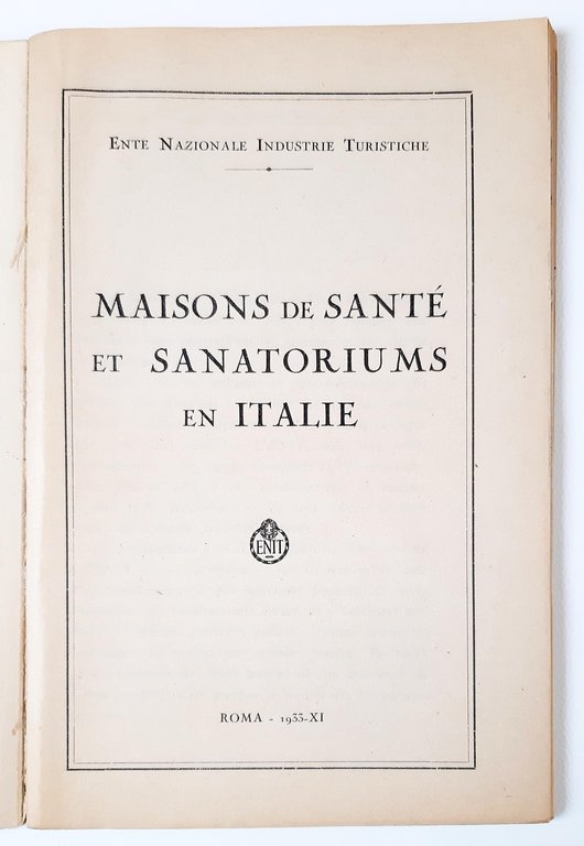 Maisons de santé et sanatoriums en Italie