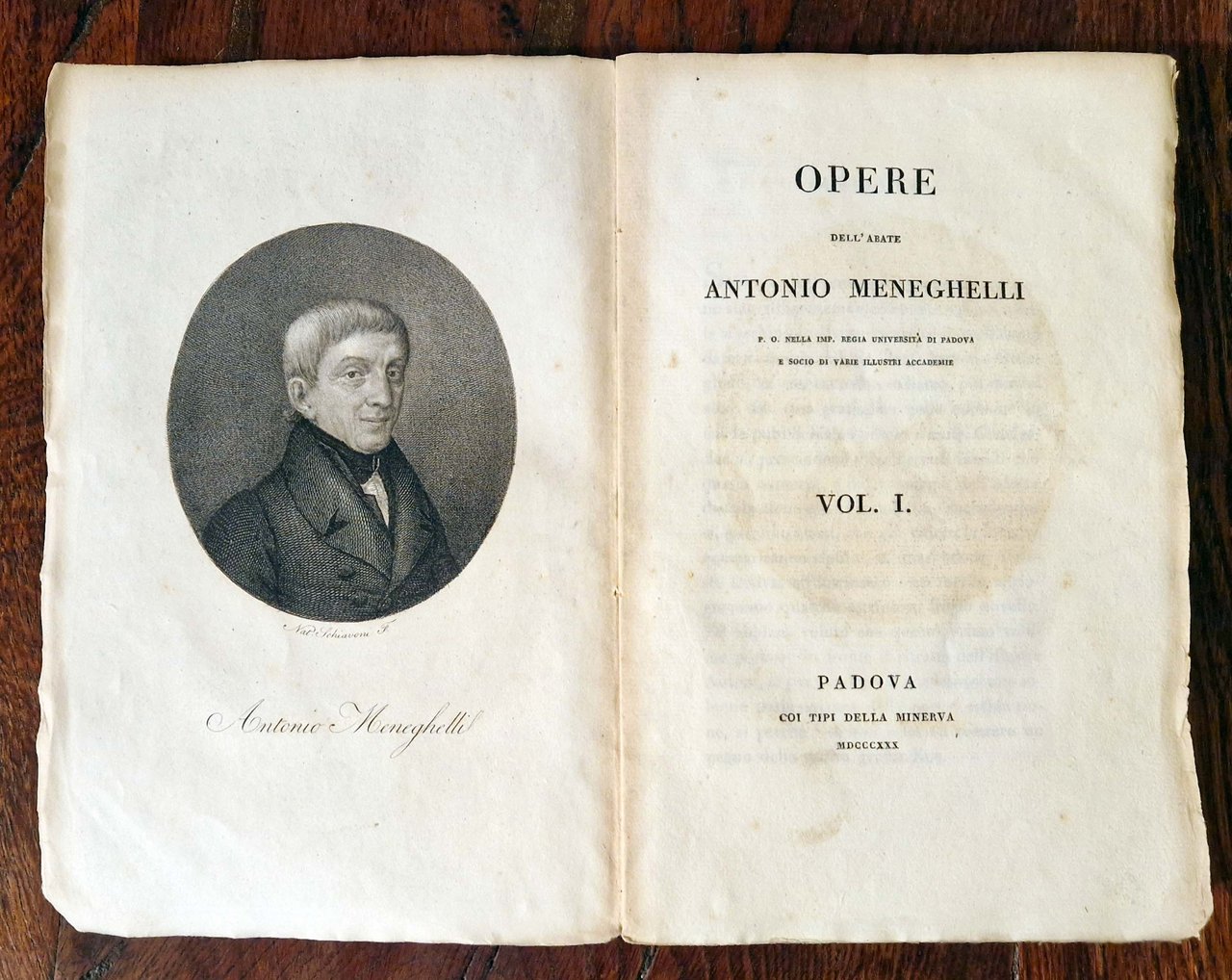 Opere dell'Abate Antonio Meneghelli, P. O. nella Imp. Regia Università … | Immagine principale