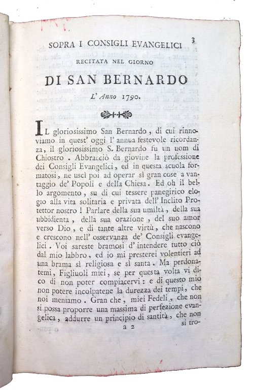 Orazioni omelie pastorali editti e indulti dell'Illmo, e Rmo Monsignor …