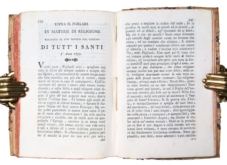 Orazioni omelie pastorali editti e indulti dell'Illmo, e Rmo Monsignor …