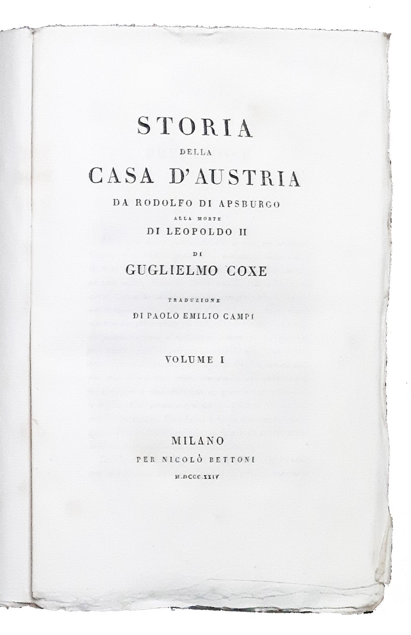 Storia della casa d'Austria da Rodolfo di Apsburgo alla morte … | Immagine principale
