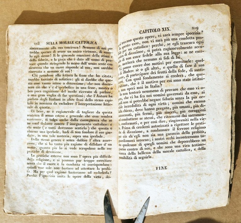 Sulla morale cattolica. Osservazioni di Alessandro Manzoni. Fascicolo primo (-secondo).