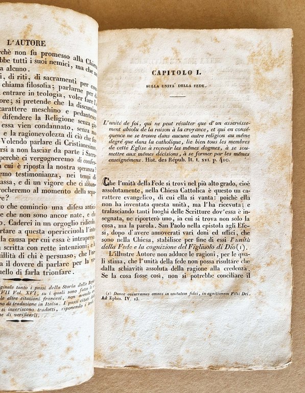 Sulla morale cattolica. Osservazioni di Alessandro Manzoni. Fascicolo primo (-secondo).