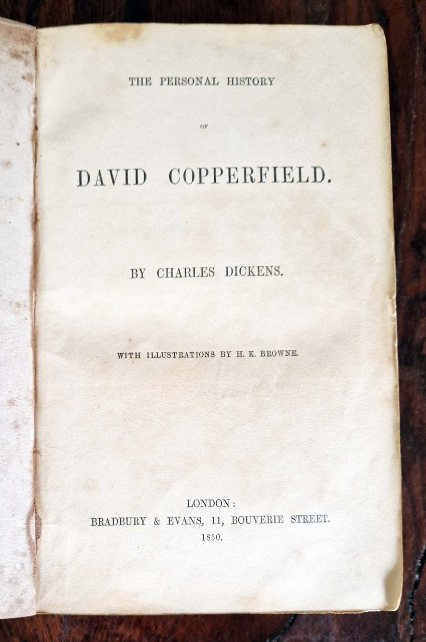 The personal history of David Copperfield, with illustrations by H.K. … | Immagine principale