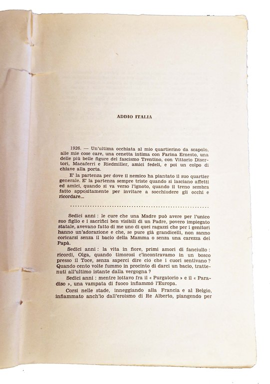 Tra i "fuorusciti".